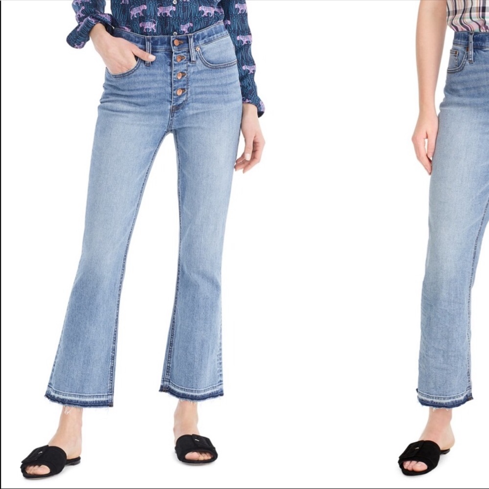 J.Crew Billie Demi-Boot Crop Jeans 27 Tall